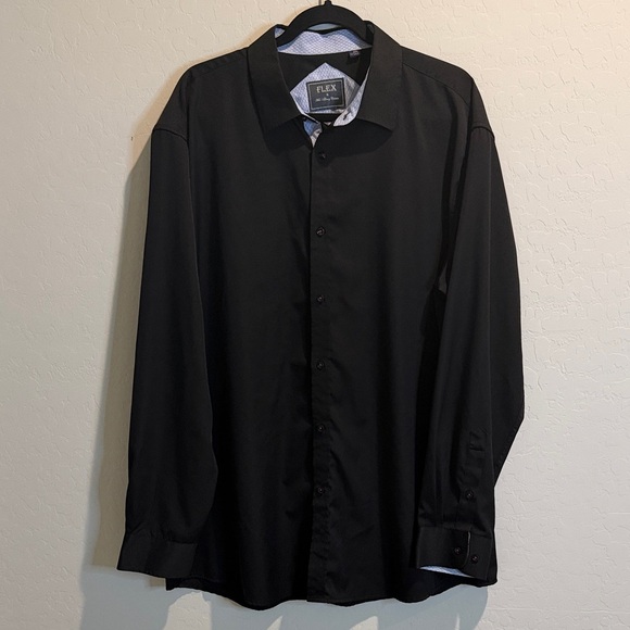 Flex Other - FLEX Men’s Black Long-Sleeve Dress Shirt
